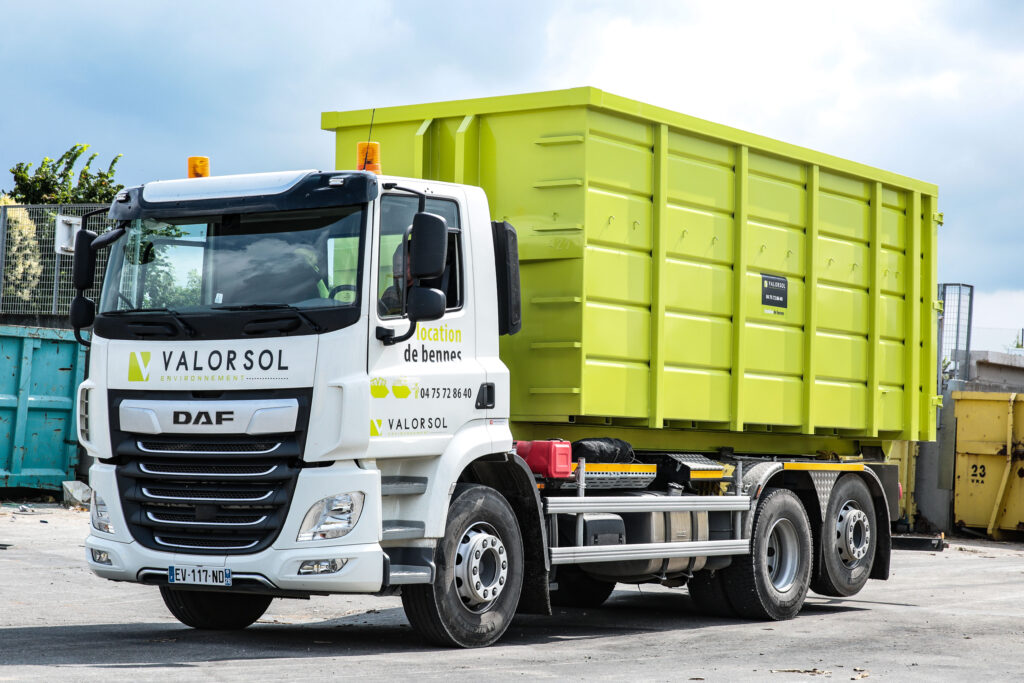 collecte de bennes pour déchets